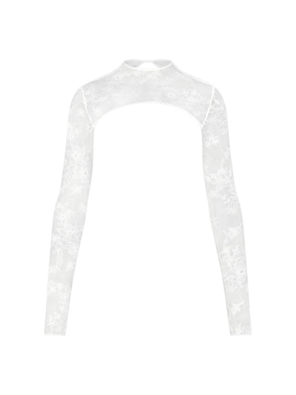 NWT SKIMS Ultra Fine Lace Shrug in Denim